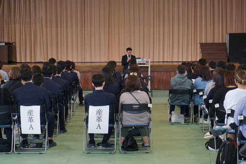 学年主任の話